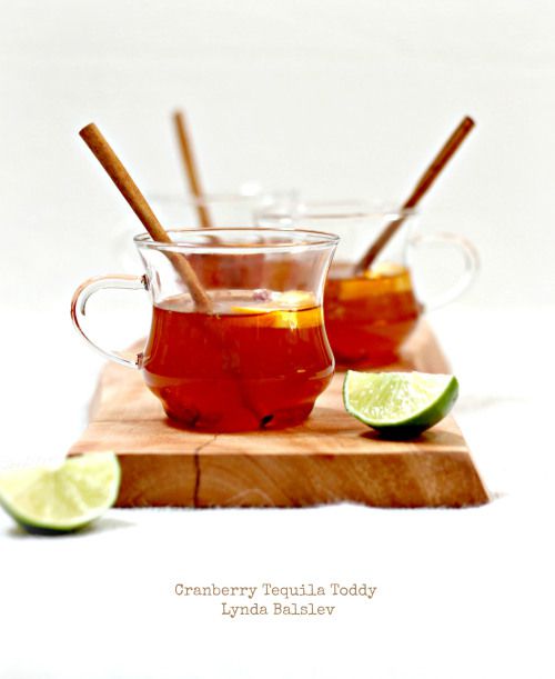 Cranberry tequila toddy