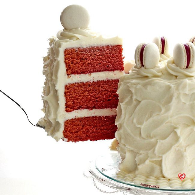 Naturally Red Velvet Cake with Cream Cheese Frosting