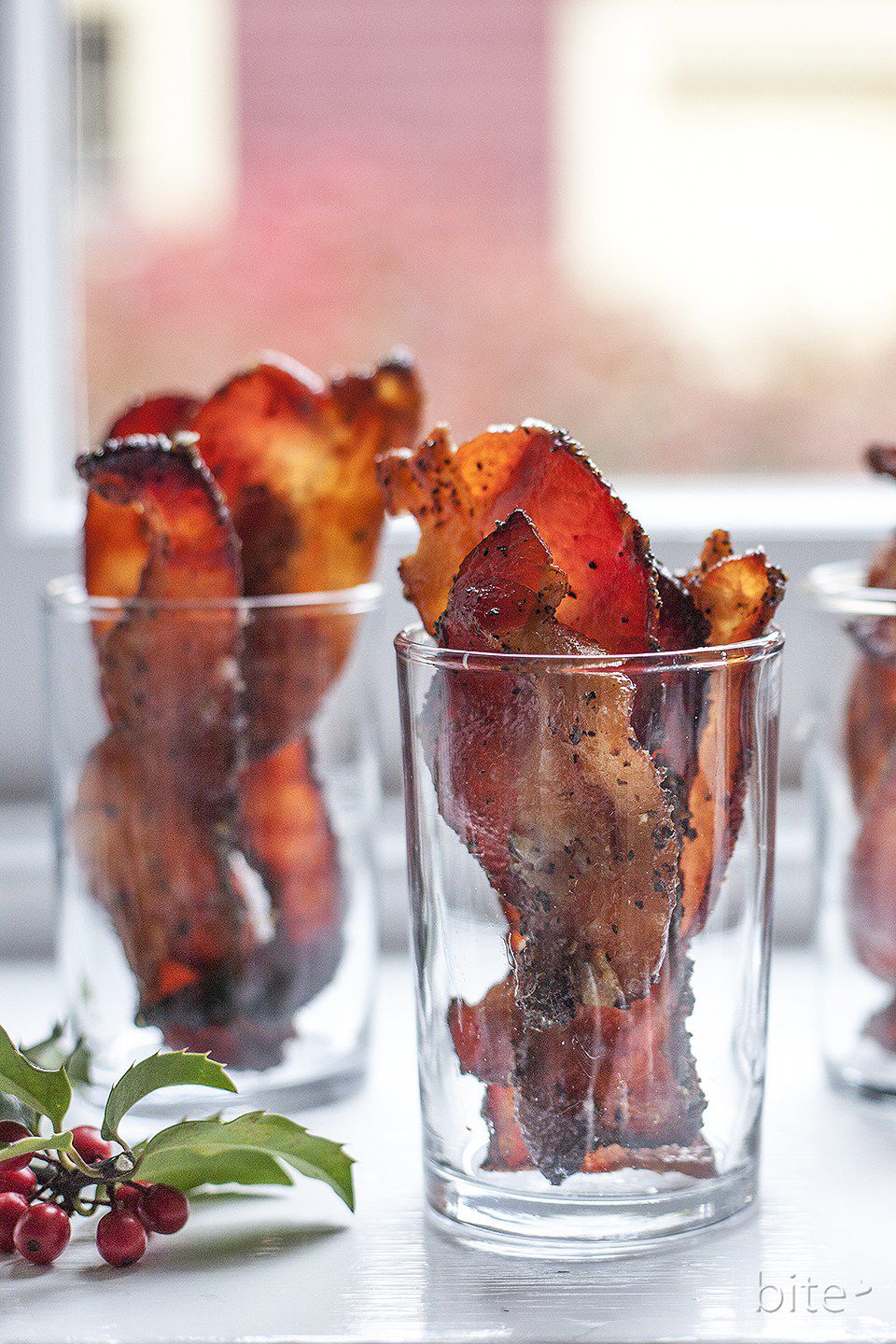 Whiskey spiked maple bacon