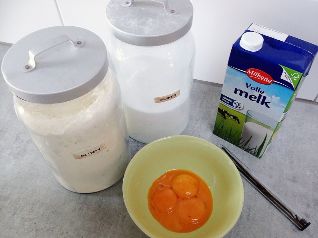 How to make custard ingredients