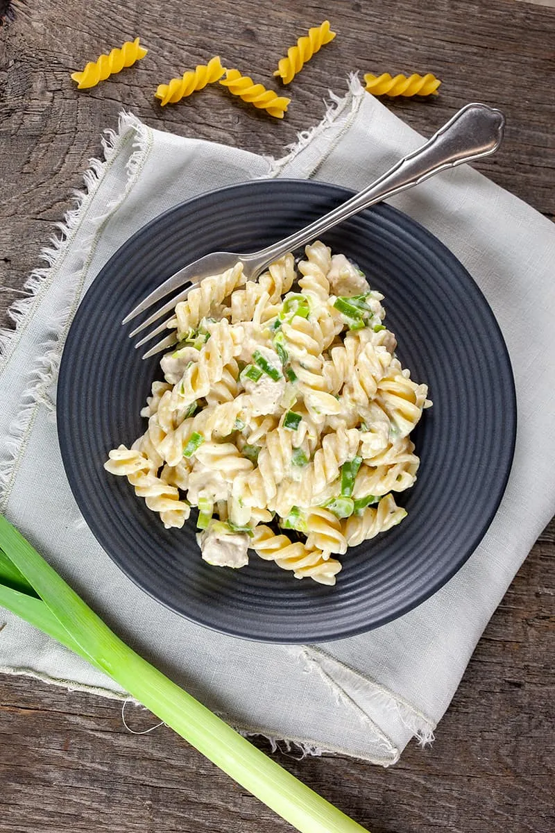 Creamy chicken pasta with mascarpone