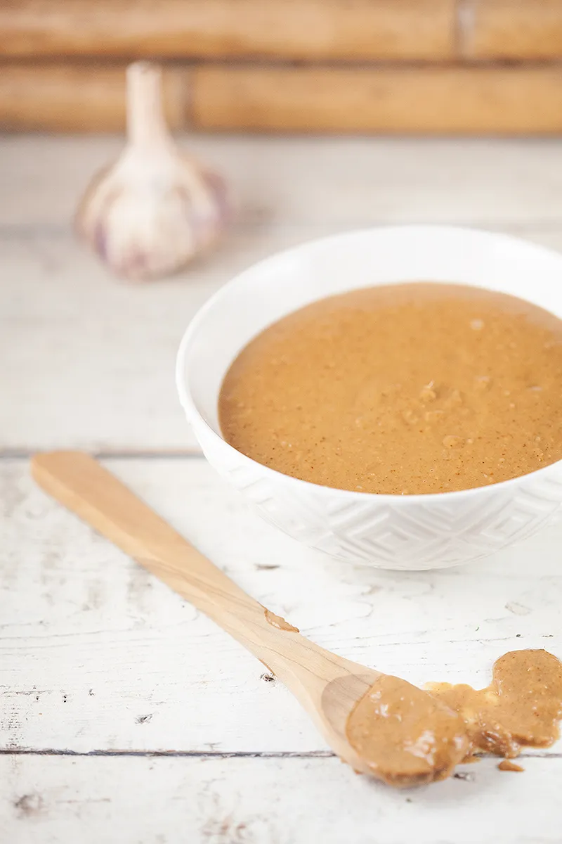 Peanut sauce stir fry