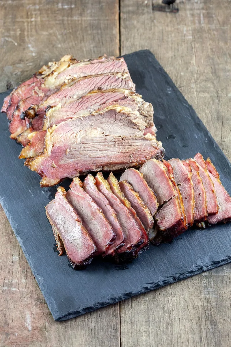 Smoked beef brisket