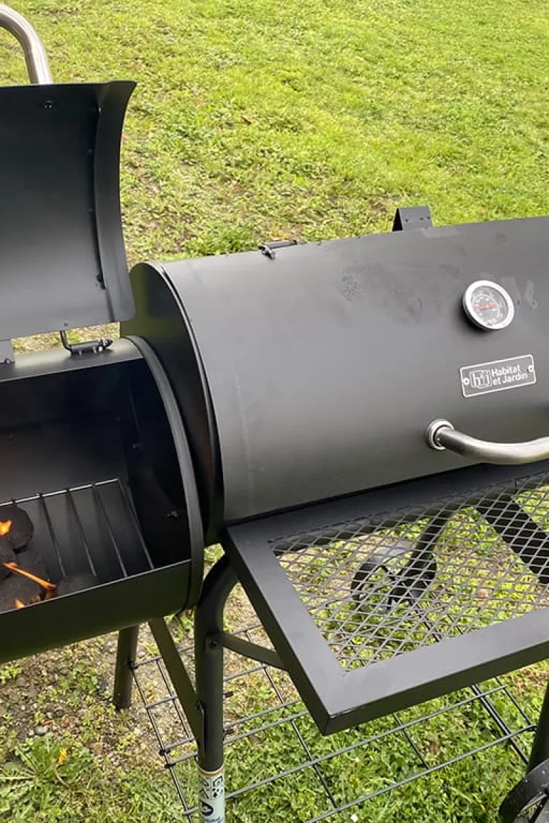 Starting up the smoker