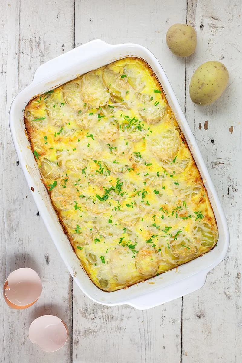 Vegetarian endive gratin