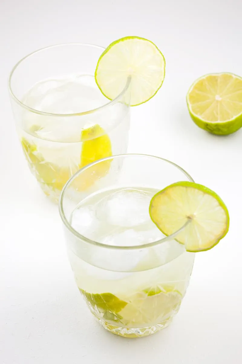 Classic caipirinha