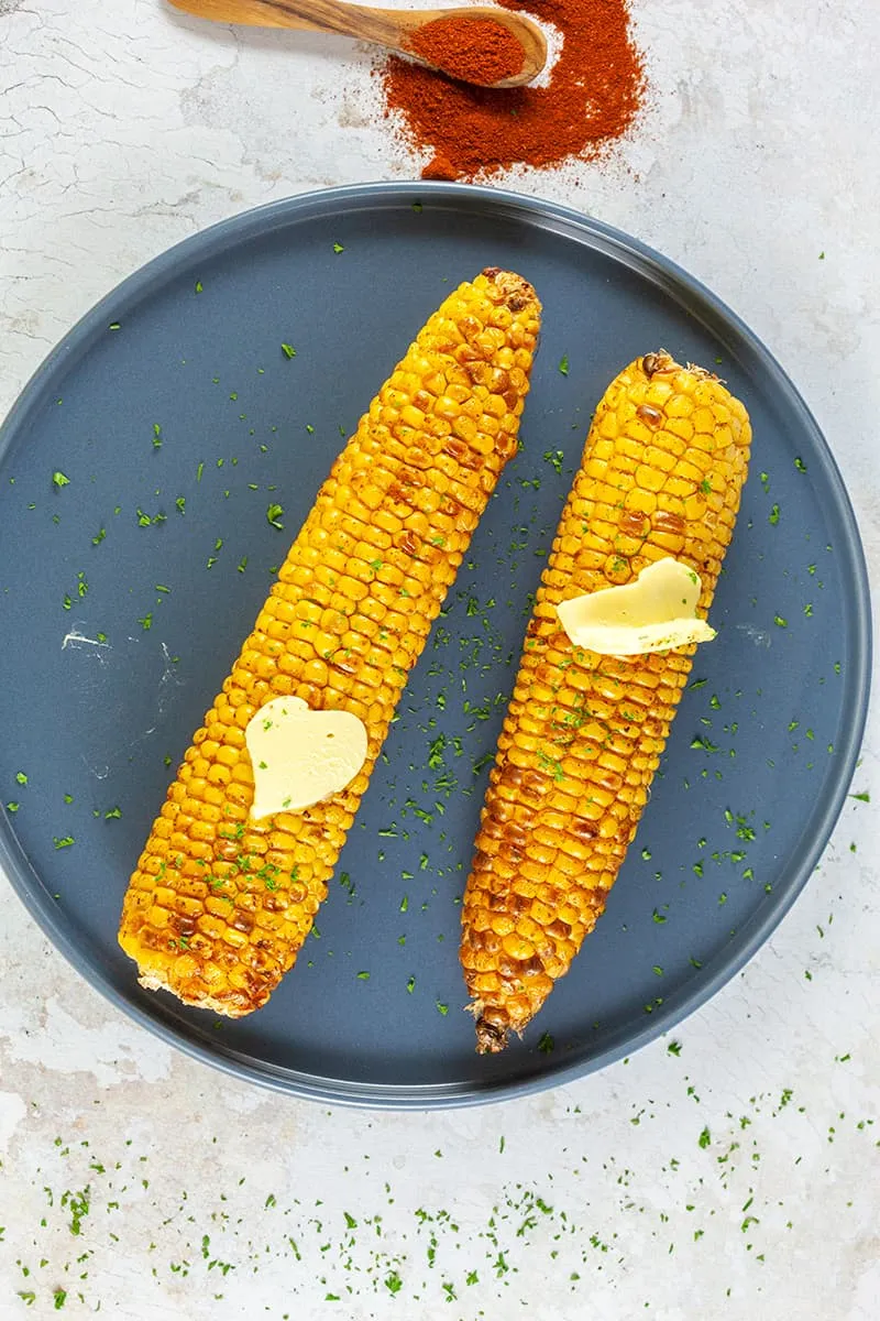 Air fryer corn on the cob