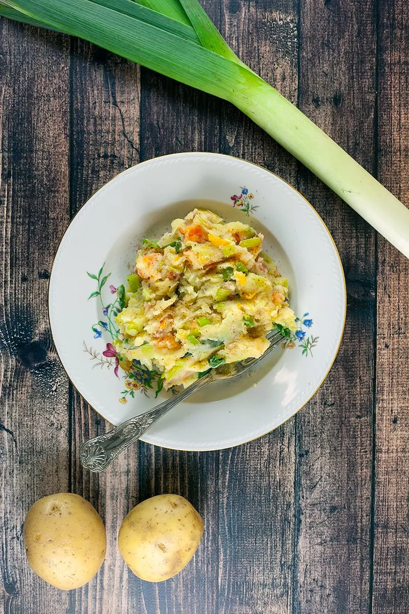 Bacon and vegetable hash