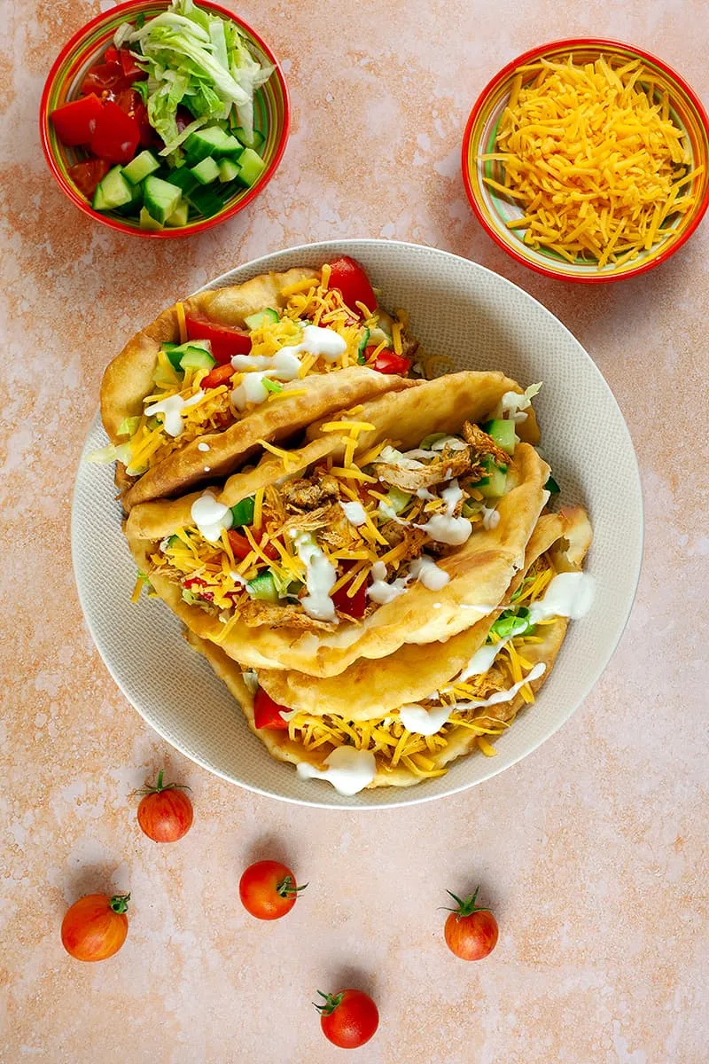 Chicken chalupas