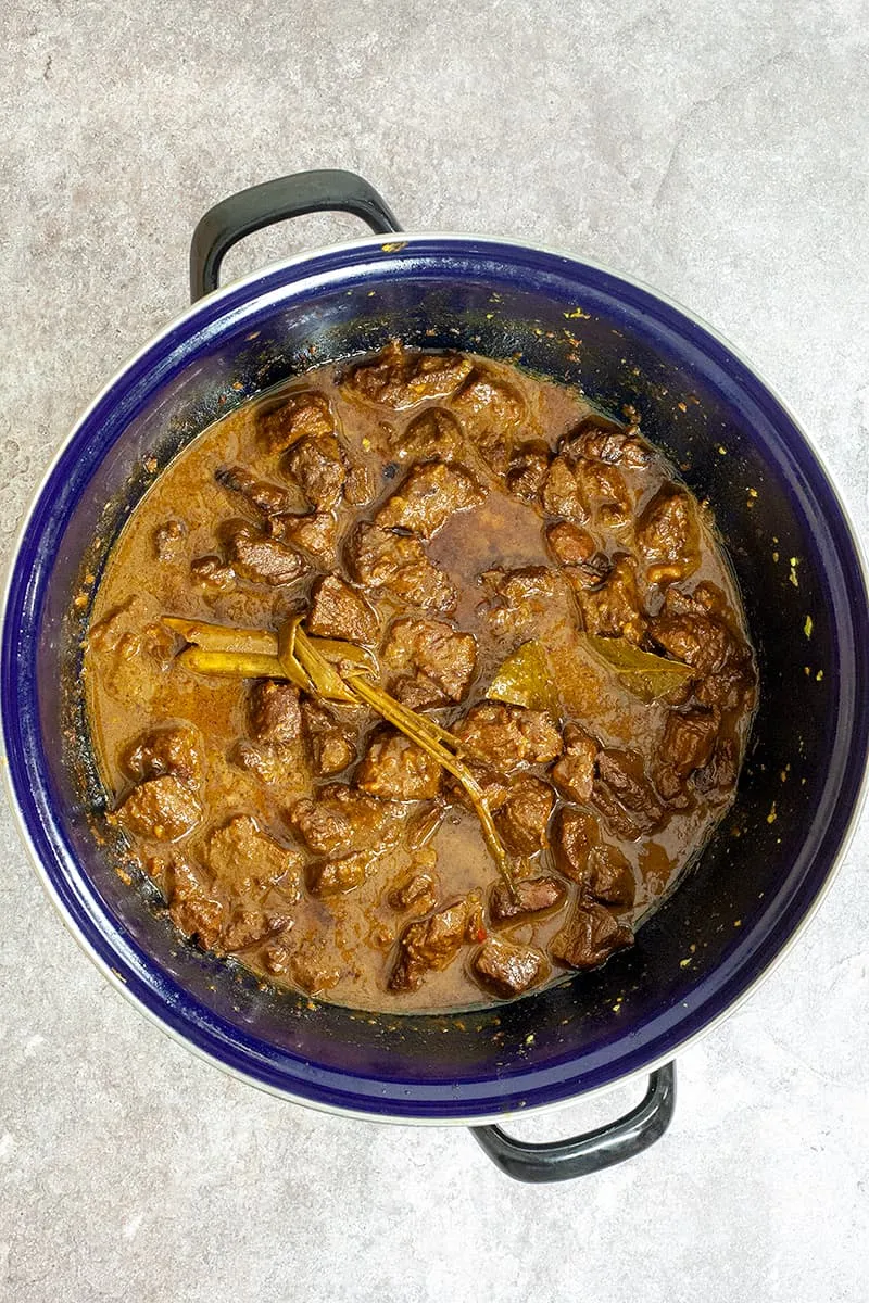 Daging Roedjak (Indonesian beef stew)