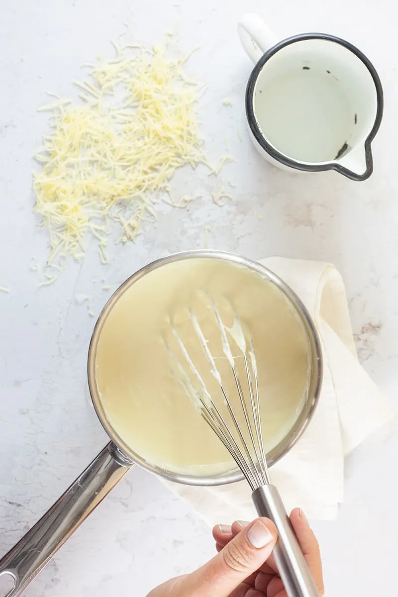 Homemade cheese sauce