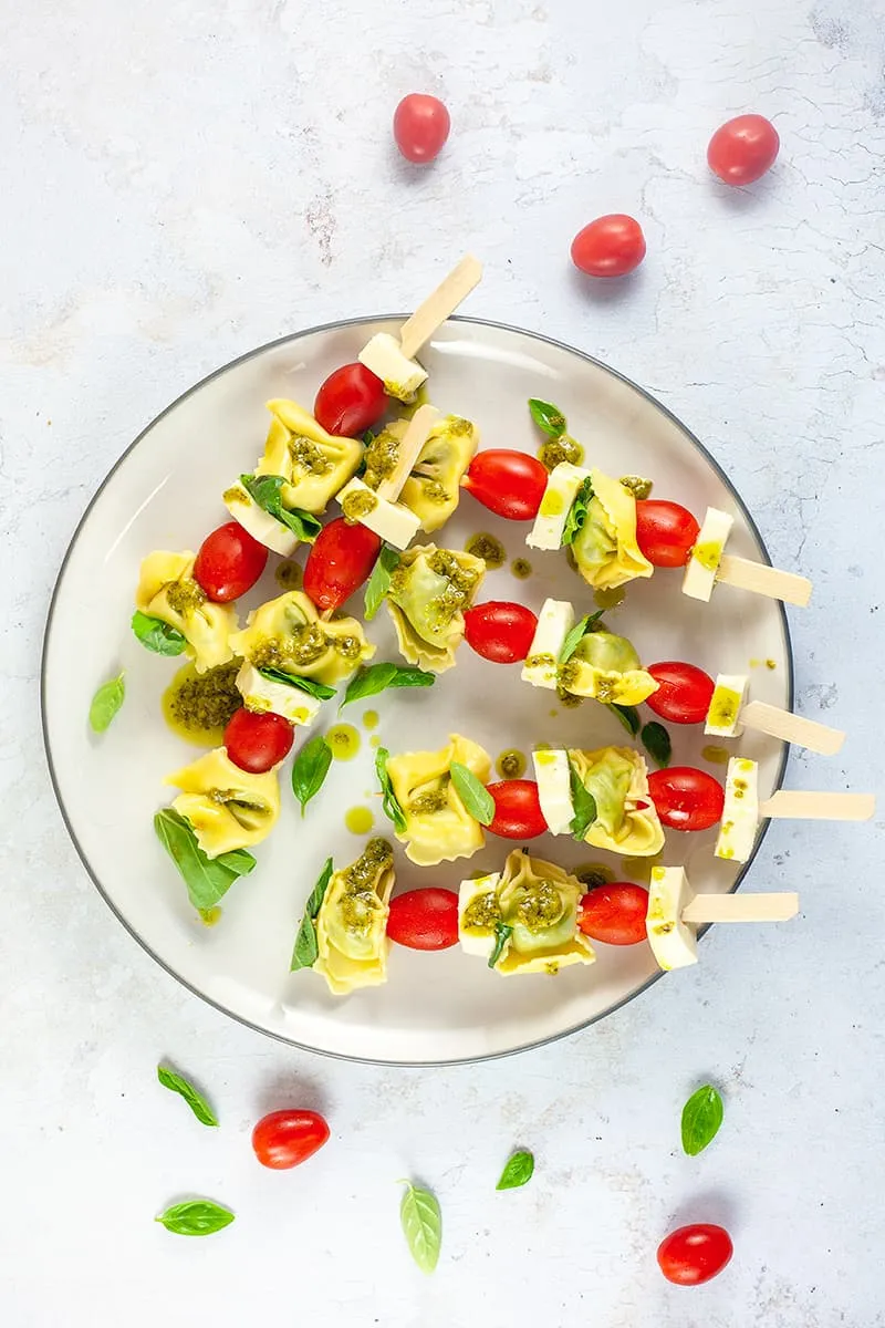 Tortellini skewers