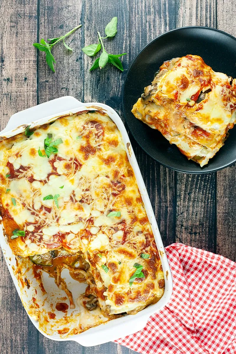 Vegetarian lasagne