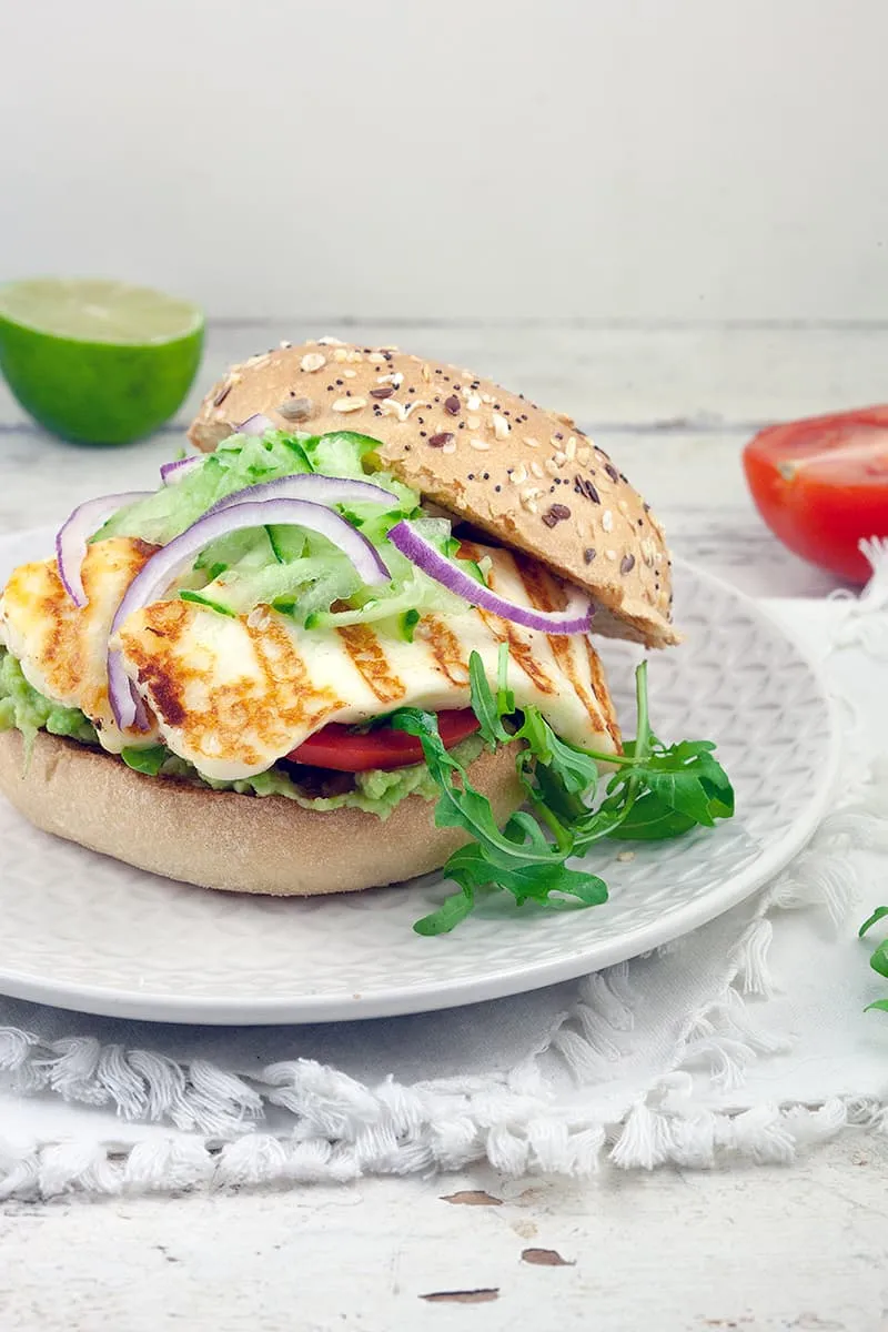 Halloumi burger