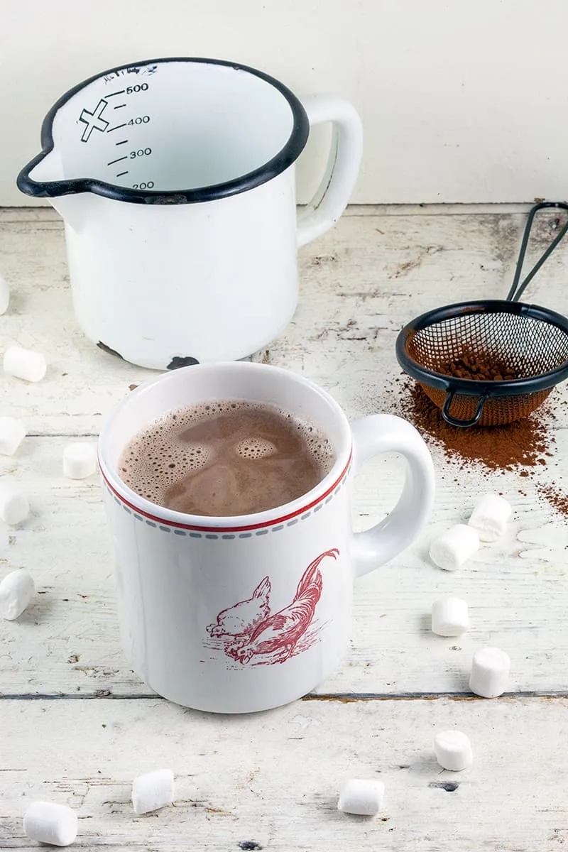 Homemade hot chocolate