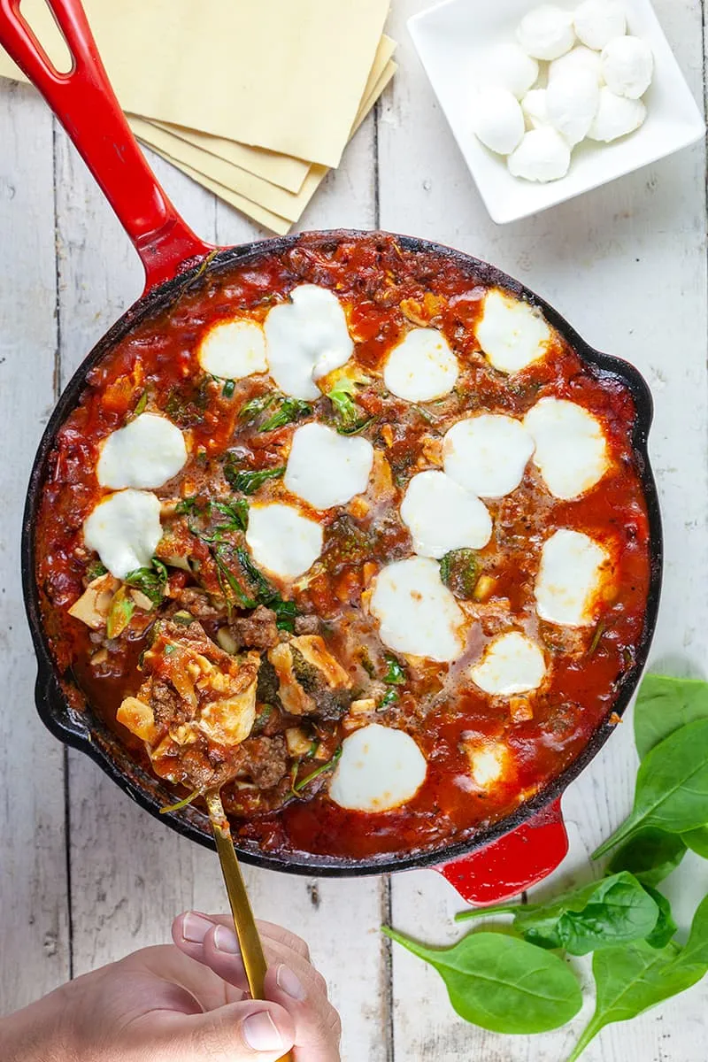 Lasagnette (pan-baked lasagne)