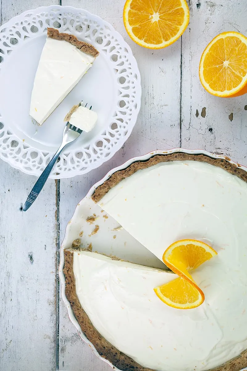 Orange cheesecake