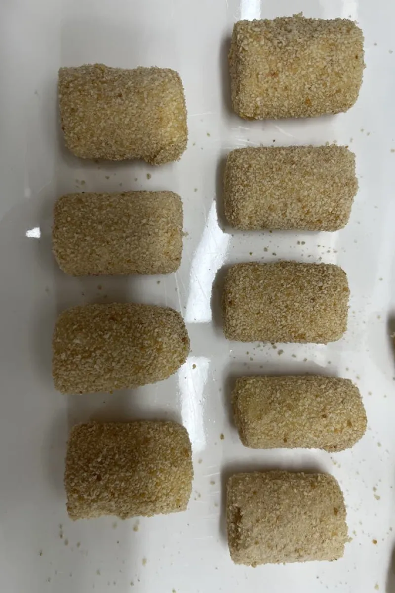Breaded potato croquettes