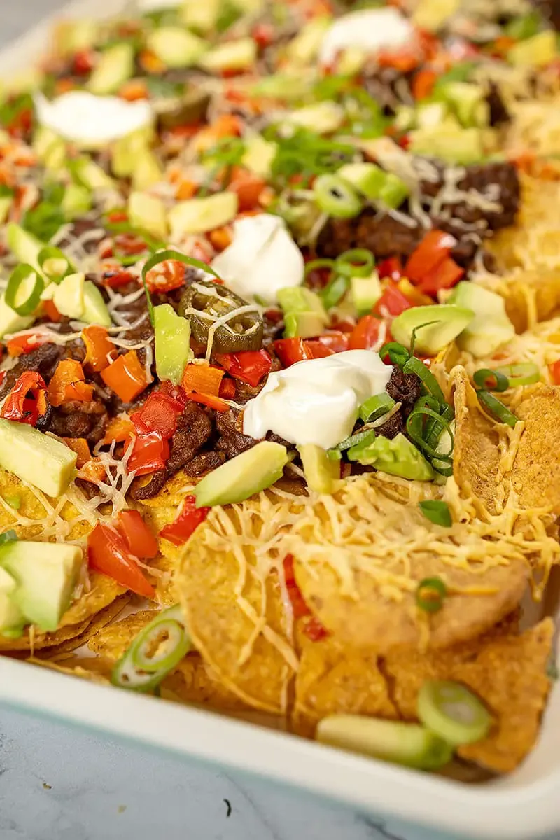 Beef nacho bake