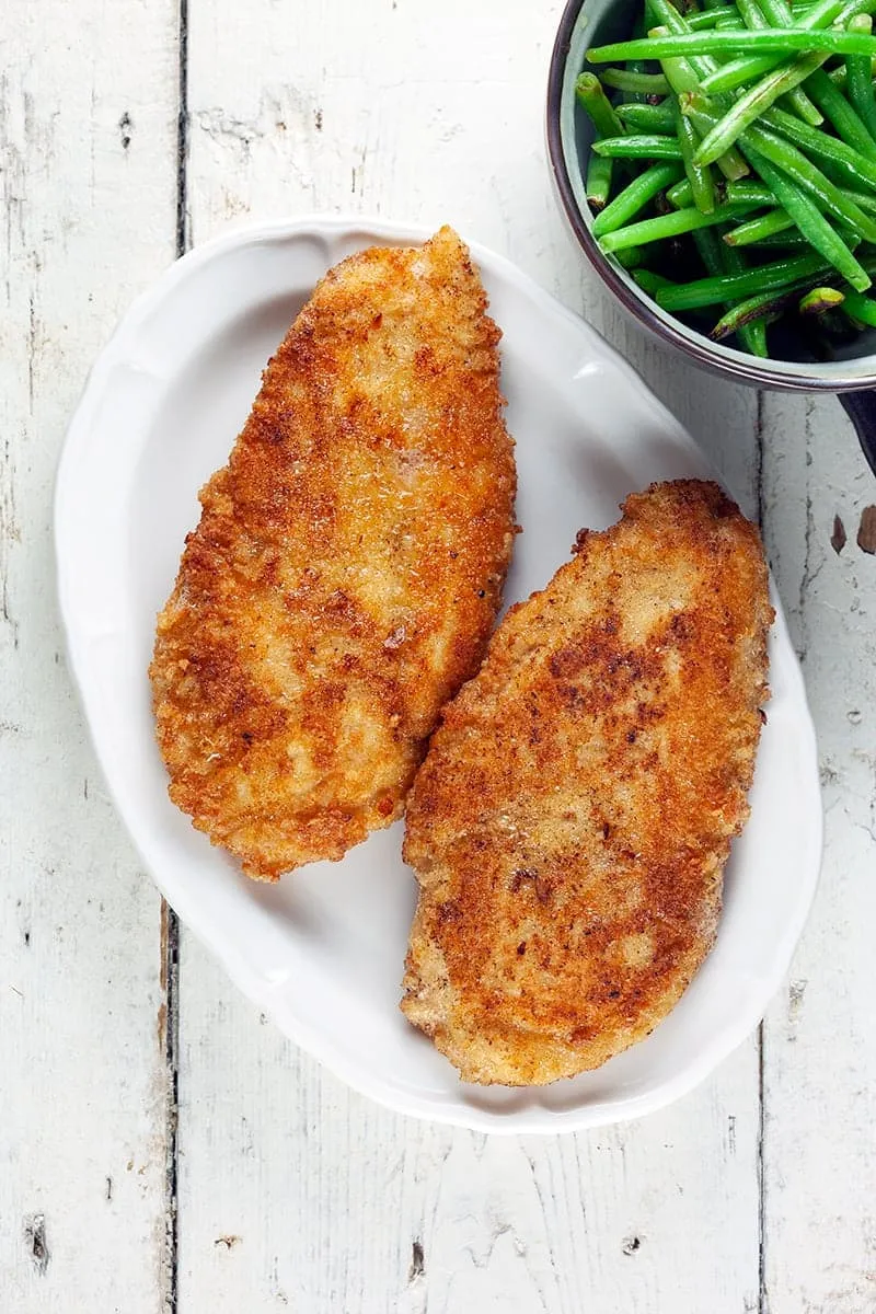 Crispy Parmesan chicken