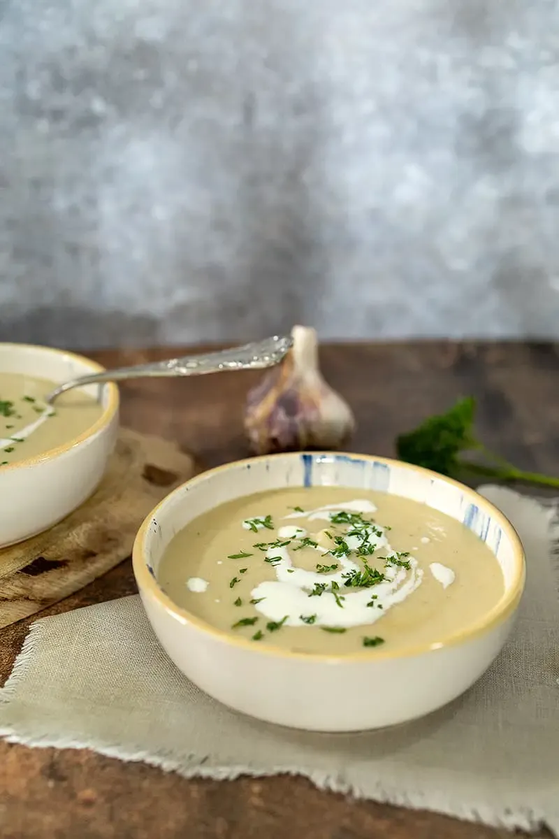 Kohlrabi soup