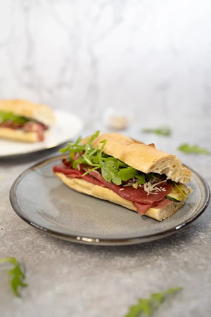 Carpaccio sandwich