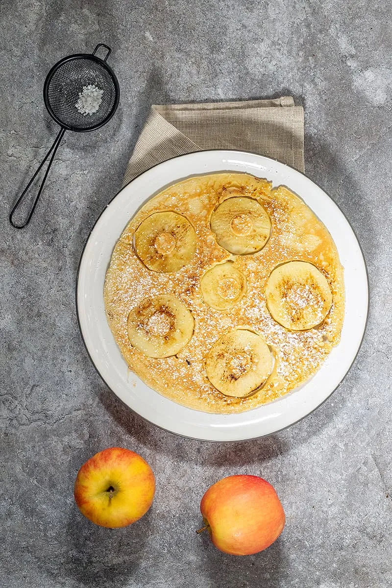 Apple pancakes - autumn pancake!