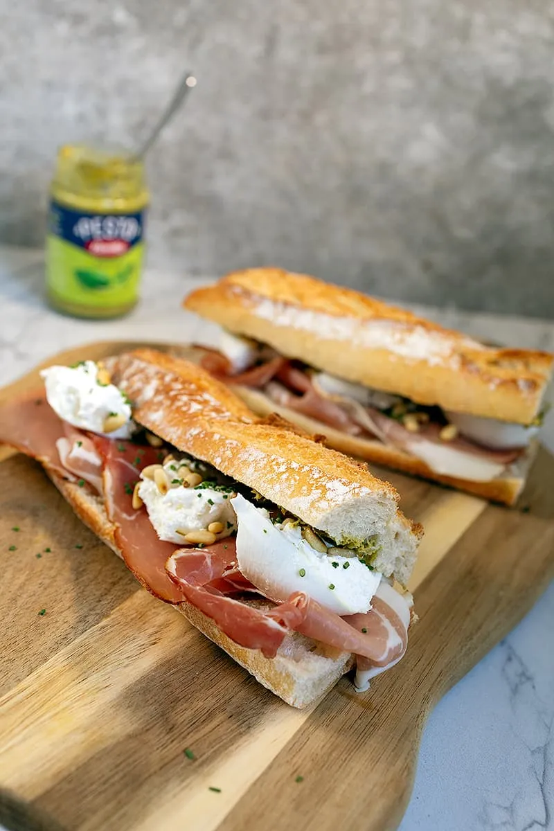 Burrata Sandwich - An Italian Sandwich Full of Flavor