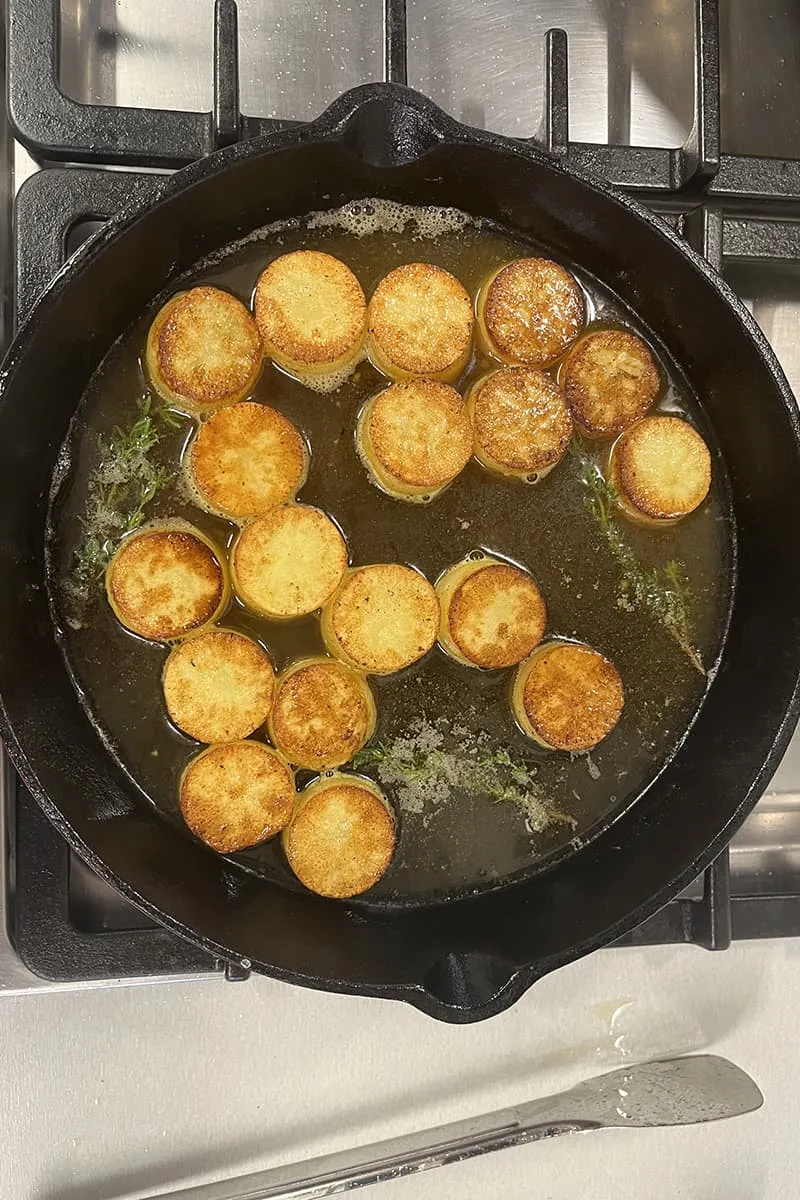 Fondant potatoes - step 5