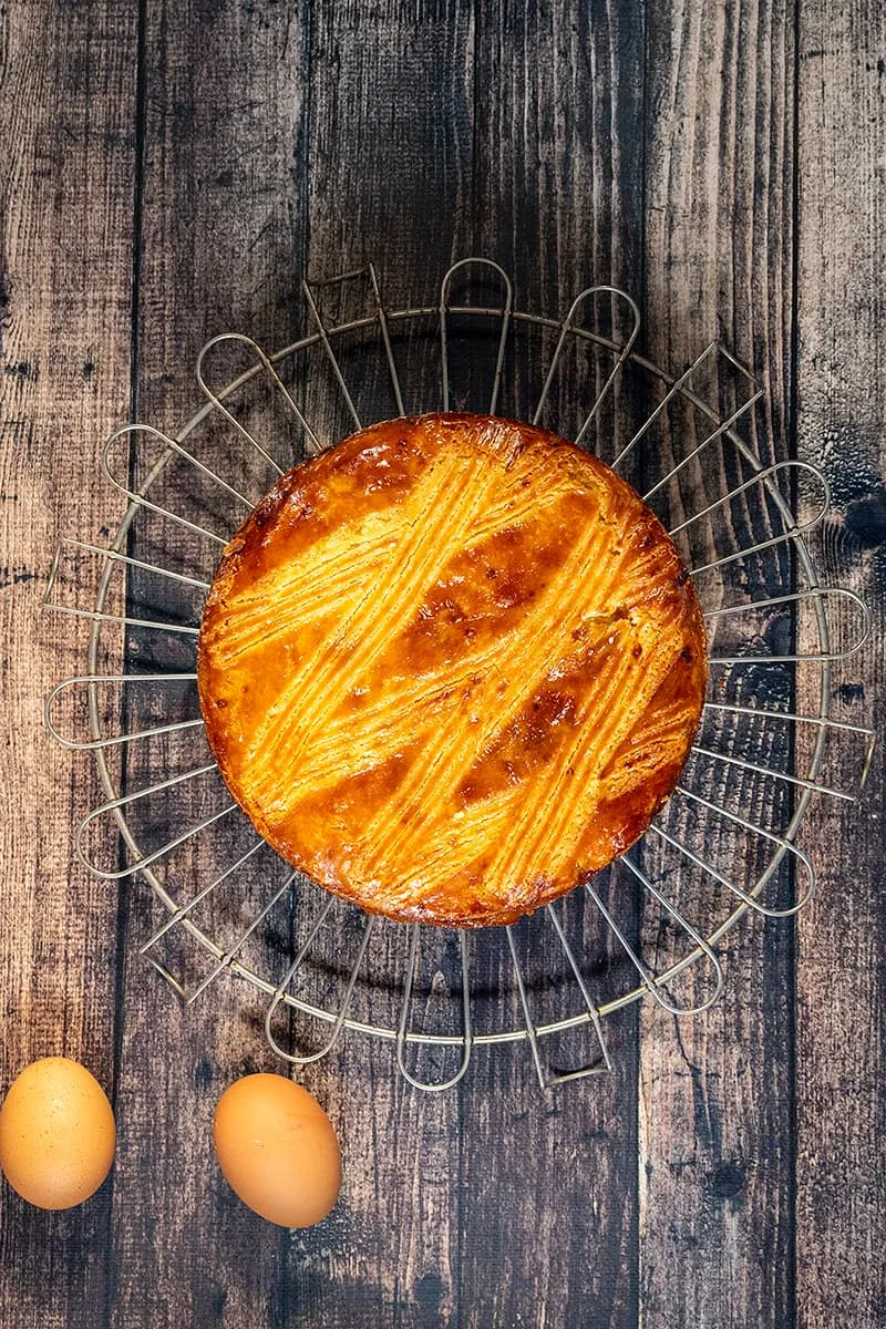 Gâteau - Breton Cake with Apricot Jam