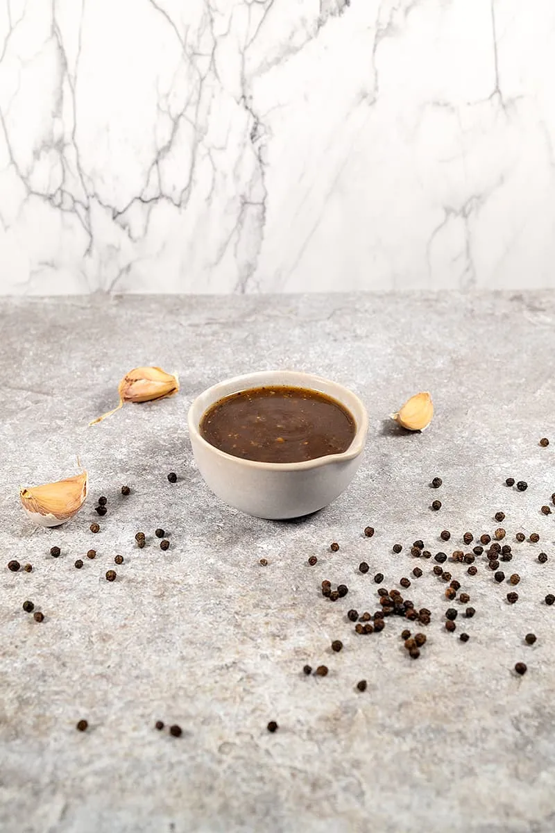 Homemade black pepper wok sauce – a warm flavour boost