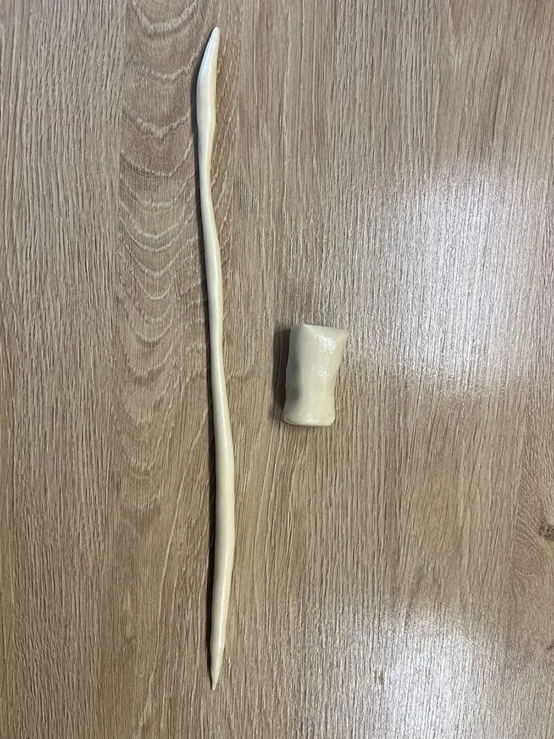 Making Italian grissini preparation - step 1