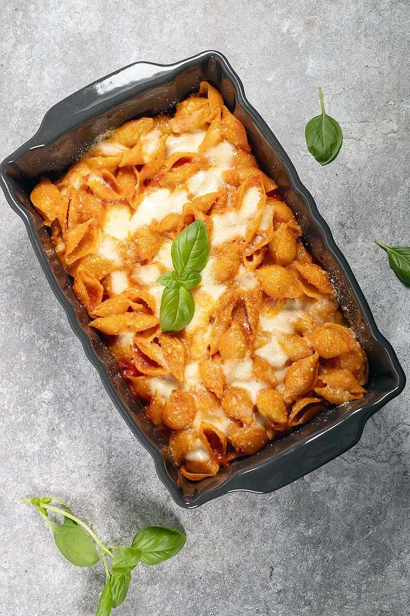 Pasta alla sorrentina – with a simple tomato sauce