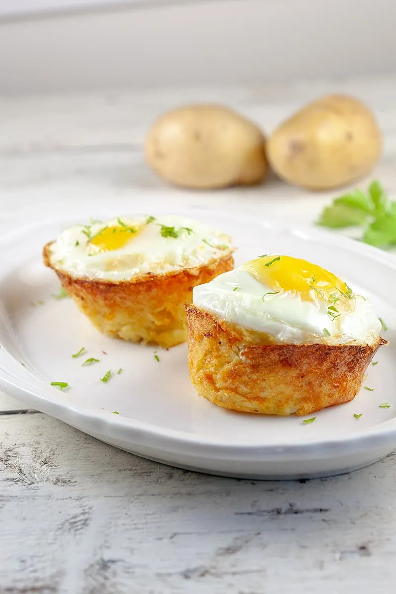 Rösti-egg muffins (vegetarian)