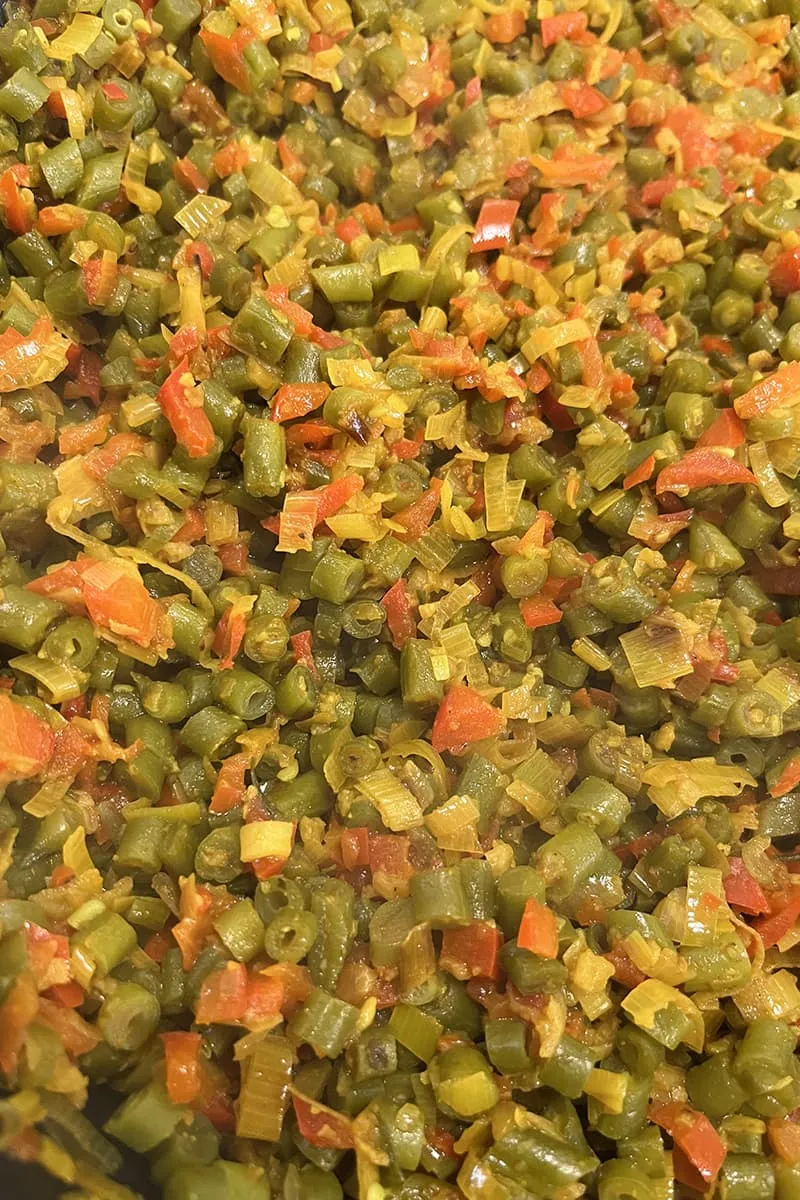 Vegetarian lemper preparation