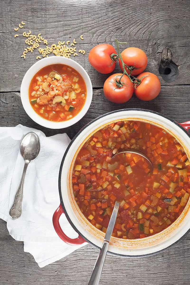 Minestrone soup