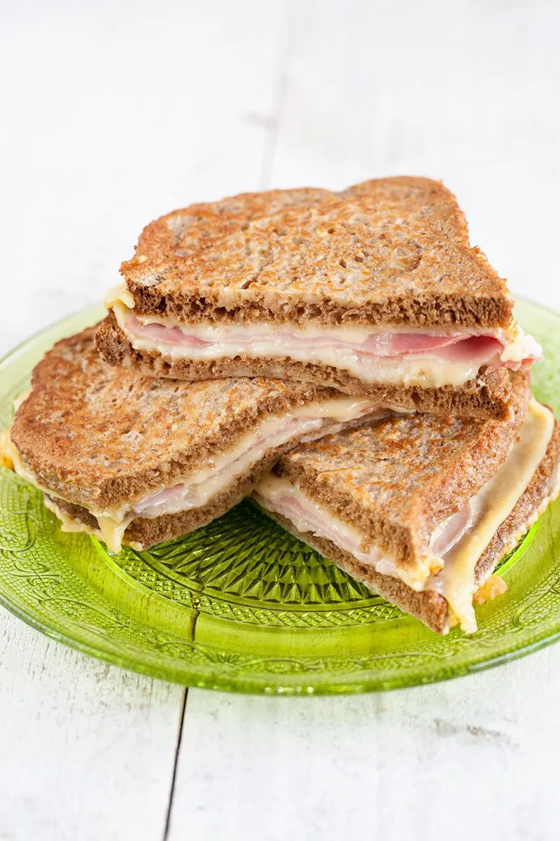 Cheese and ham toastie