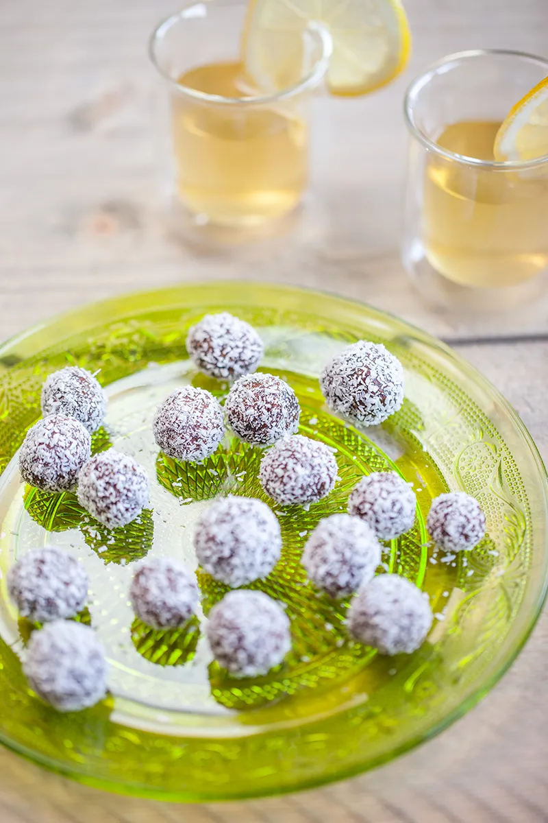 Sugar free coconut truffles