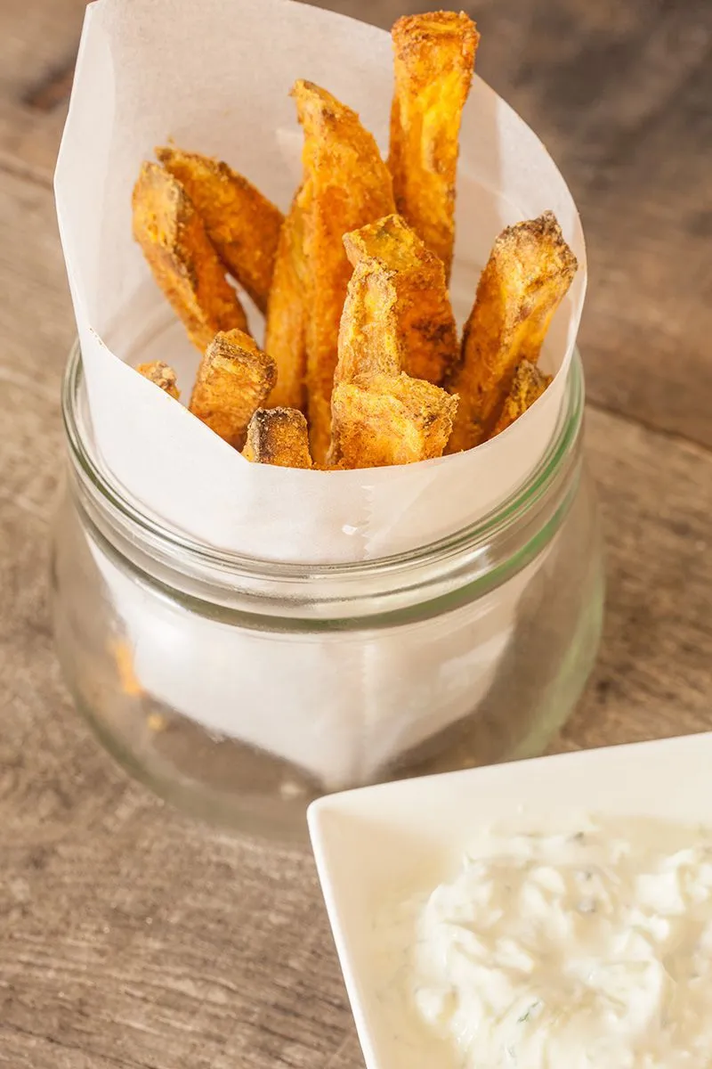 Oven baked sweet potato fries