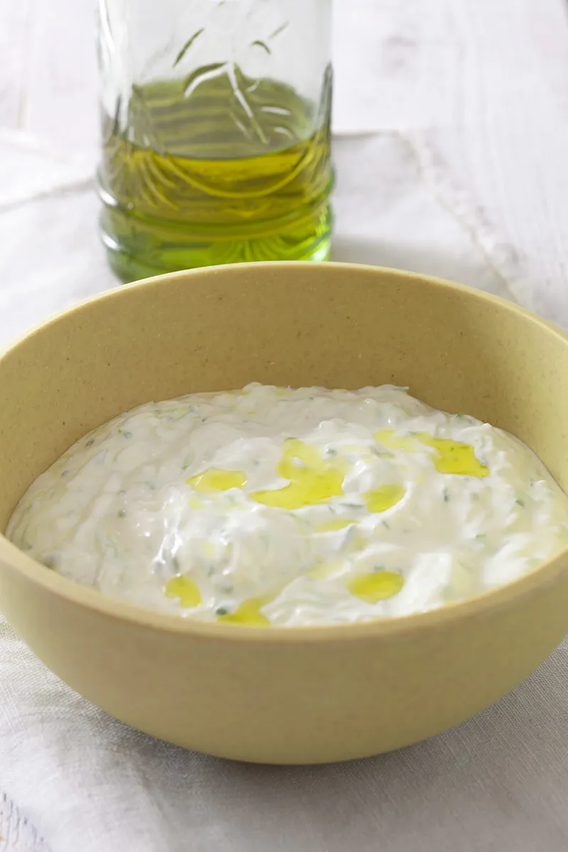 Homemade tzatziki