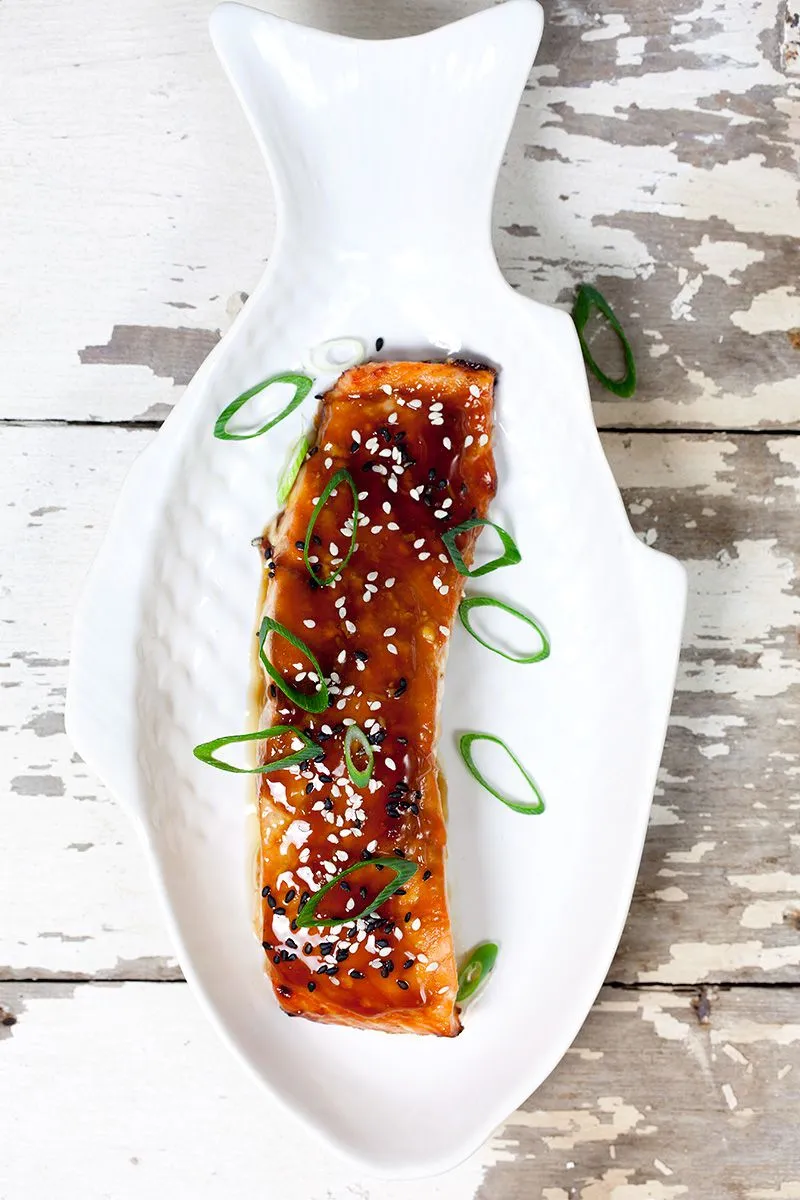 Salmon teriyaki
