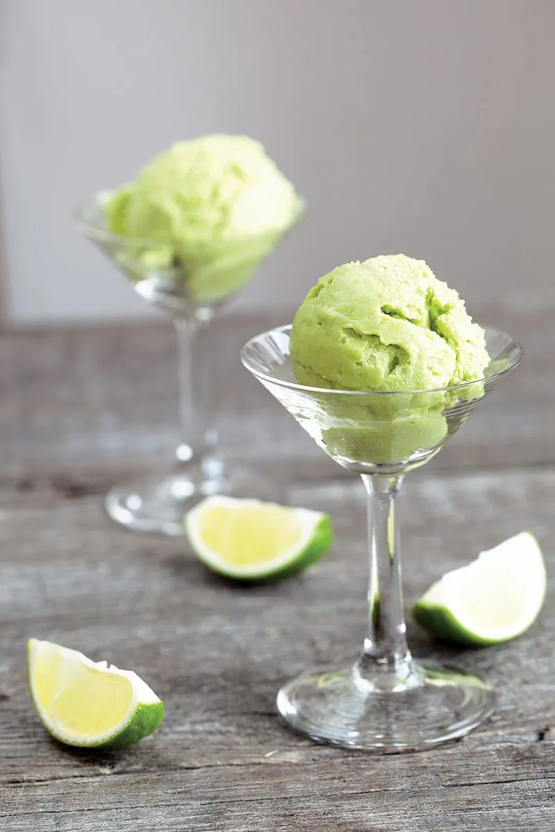 Avocado ice cream