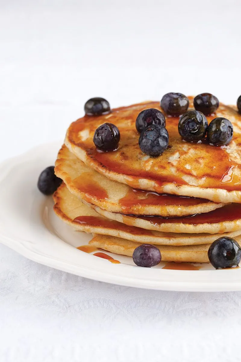 Blueberry pancakes