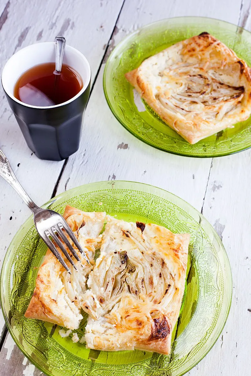 Fennel tartlets