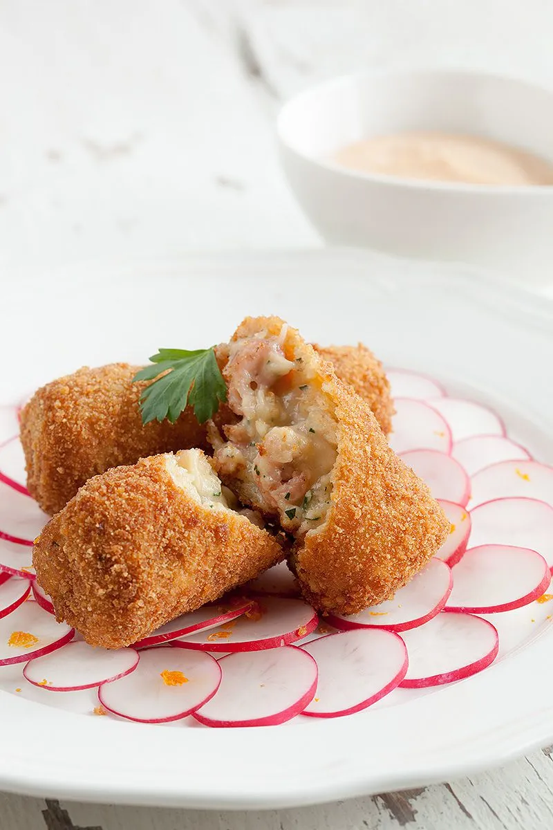 Dutch shrimp croquettes