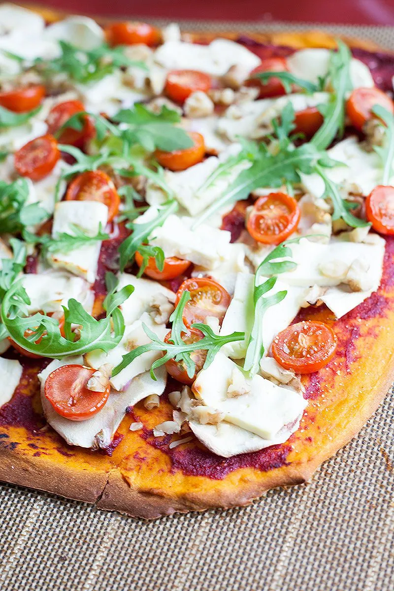 Sweet potato pizza