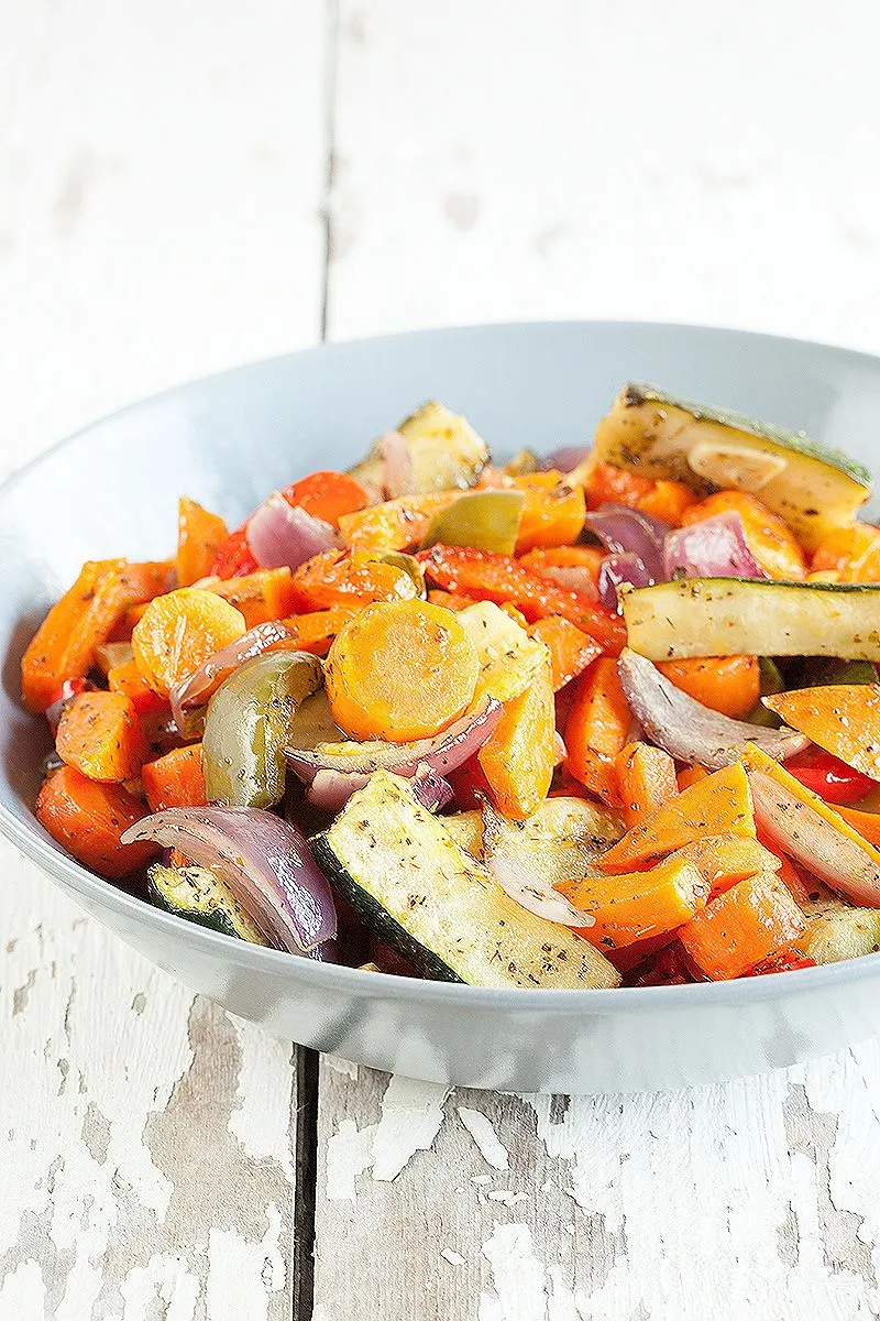 Beautiful roasted vegetables