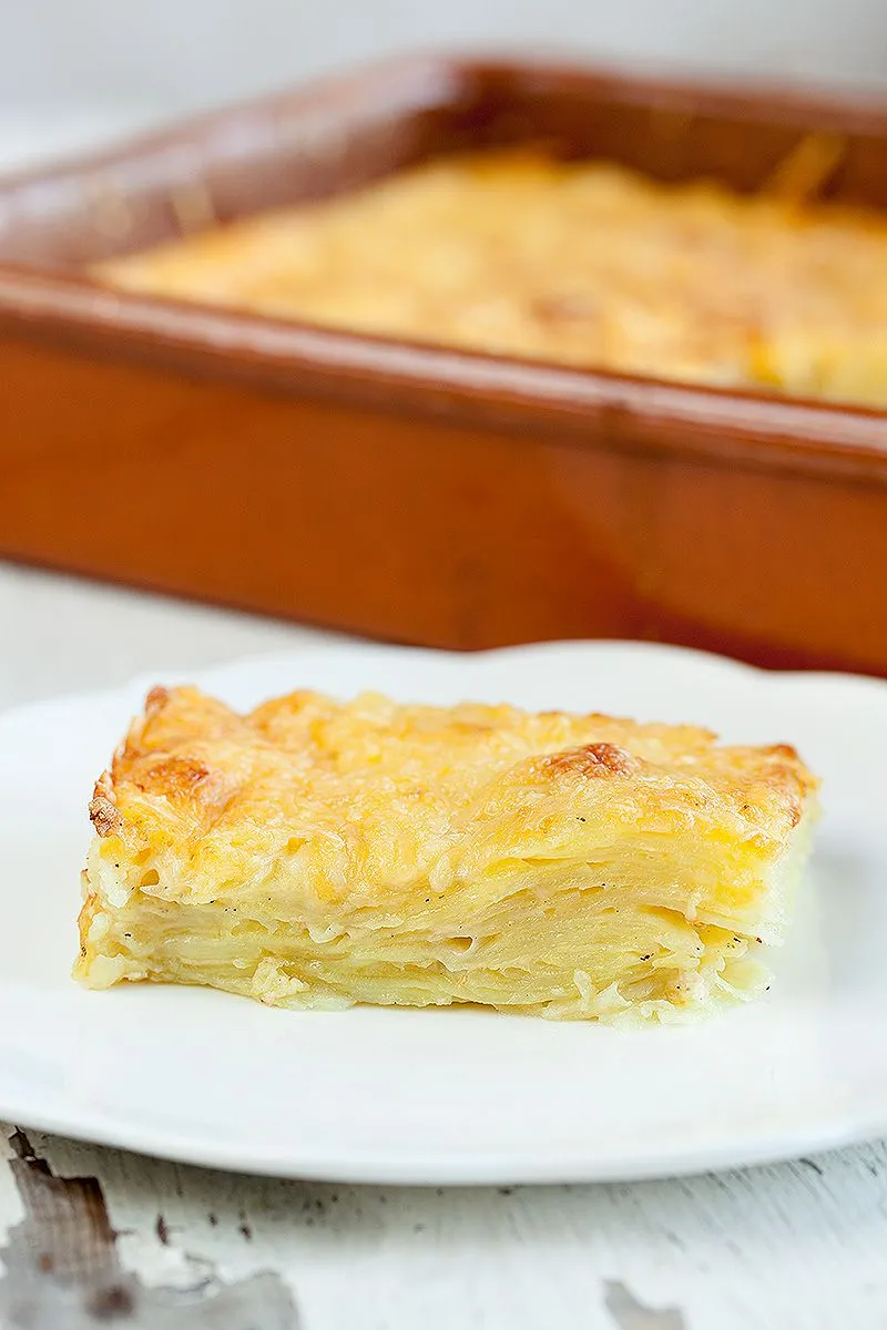 Classic potato gratin