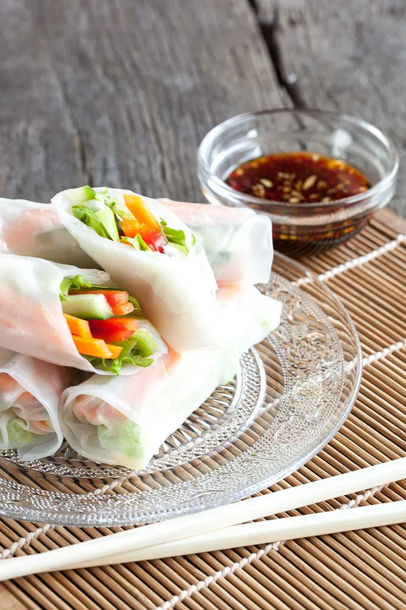 Vegetarian summer rolls