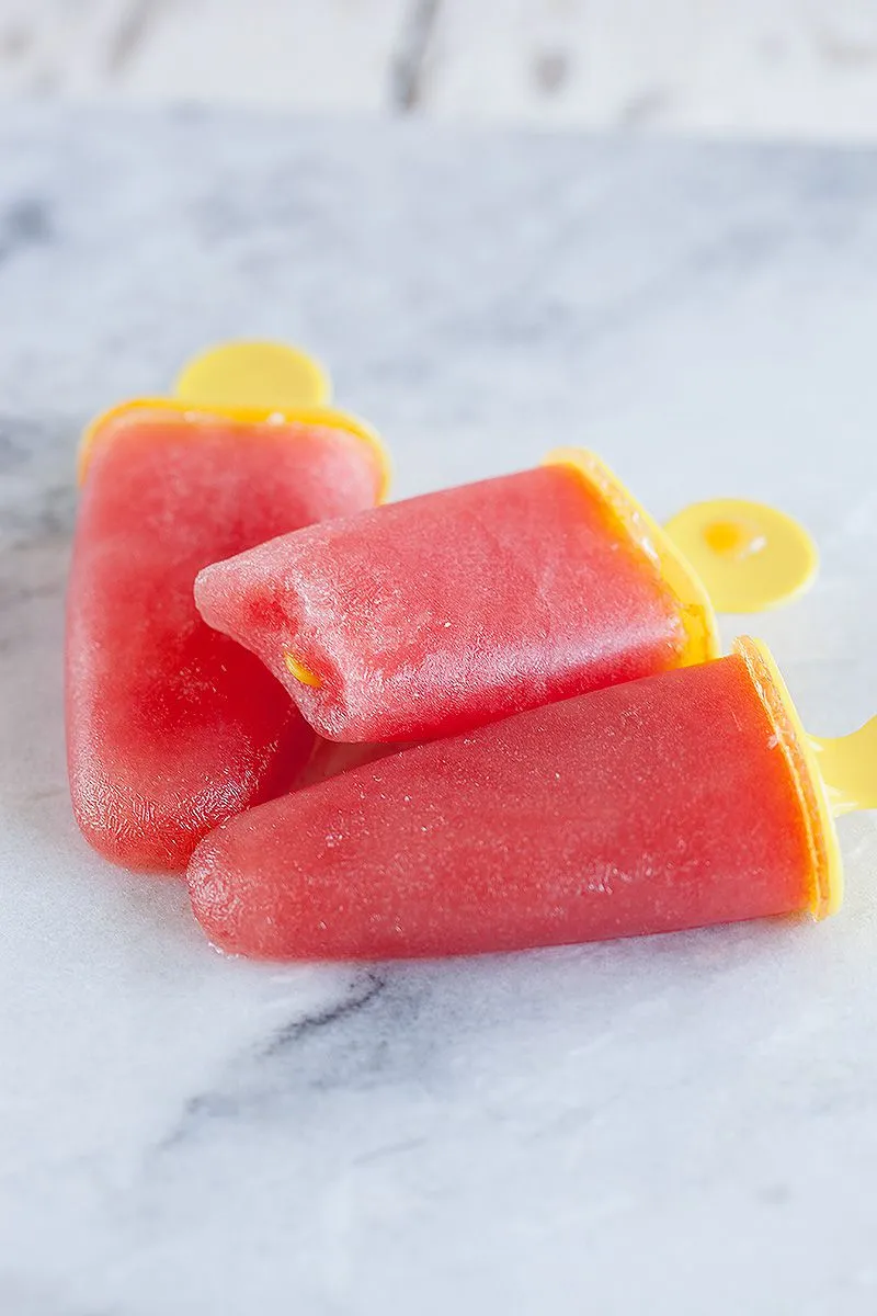 Vodka watermelon popsicles